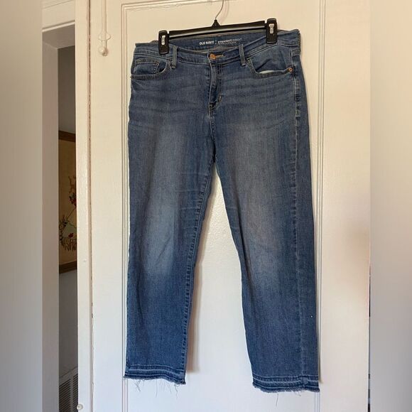 Old Navy Mid-Rise Straight Jeans Size 10 Regular - Picture 1 of 6